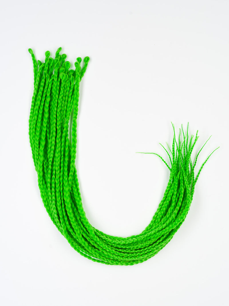 DreadLab - Box Braids Vorgeflochtene senegalesische Zöpfe mit einem Ende (24"/ 60cm)