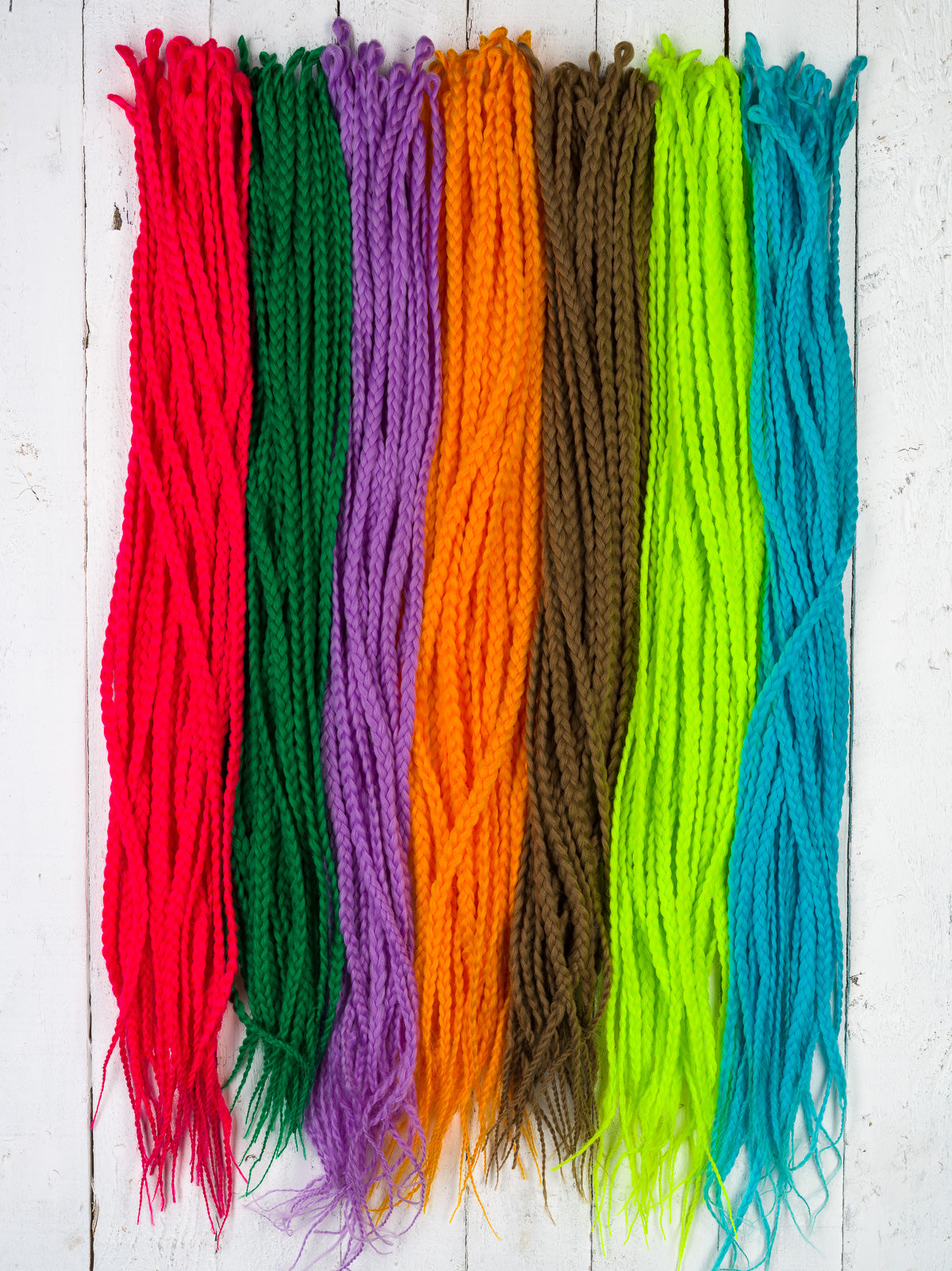 DreadLab - Box Braids Vorgeflochtene senegalesische Zöpfe mit einem Ende (24"/ 60cm)