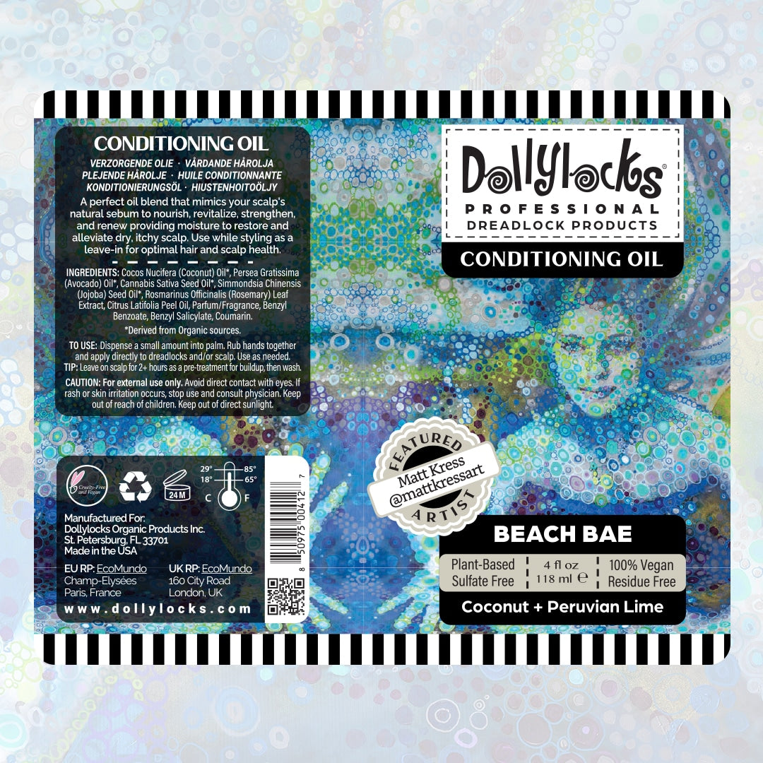 Dollylocks - Flüssiges Dreadlocks Conditioning Öl  - (4oz/118ml)