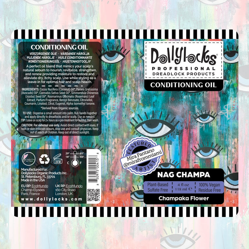 Dollylocks - Flüssiges Dreadlocks Conditioning Öl - (4oz/118ml)