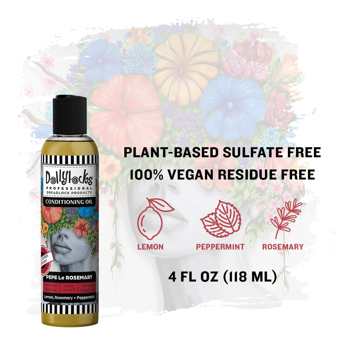 Dollylocks - Flüssiges Dreadlocks Conditioning Öl  - (4oz/118ml)
