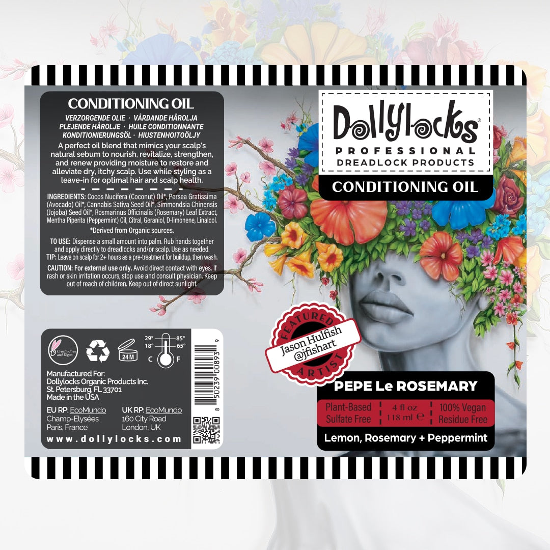 Dollylocks - Flüssiges Dreadlocks Conditioning Öl  - (4oz/118ml)