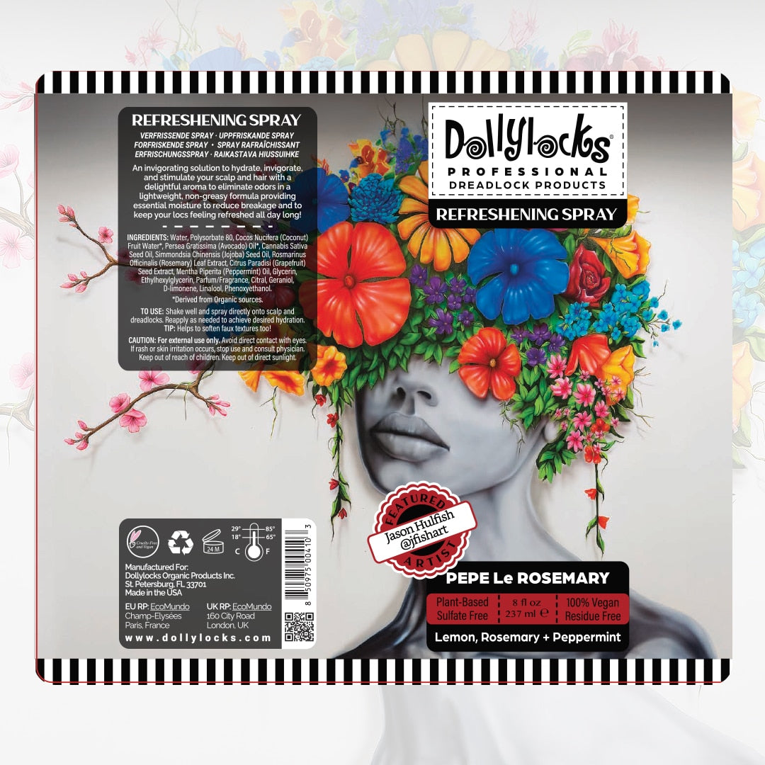 Dollylocks - Flüssiges Dreadlocks Erfrischungsspray - (8oz/237ml)