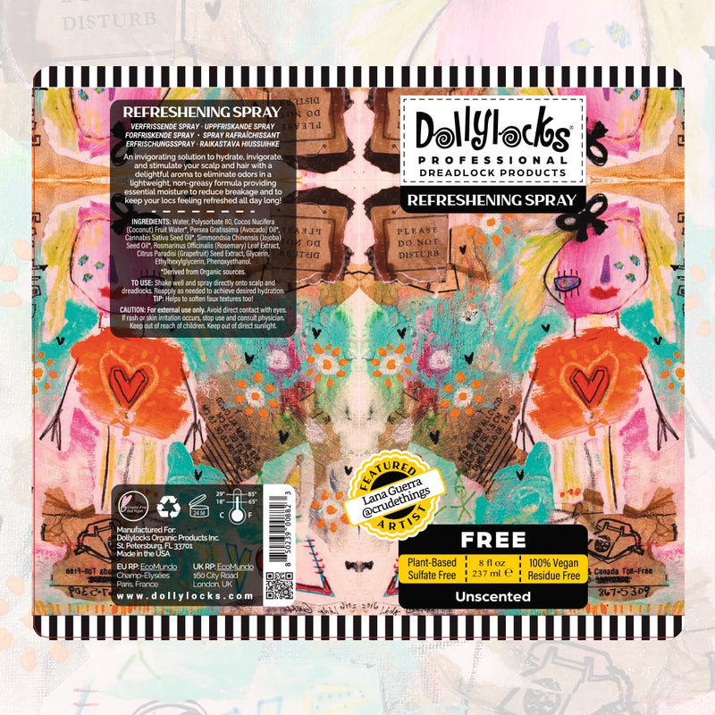 Dollylocks - Flüssiges Dreadlocks Erfrischungsspray - (8oz/237ml)