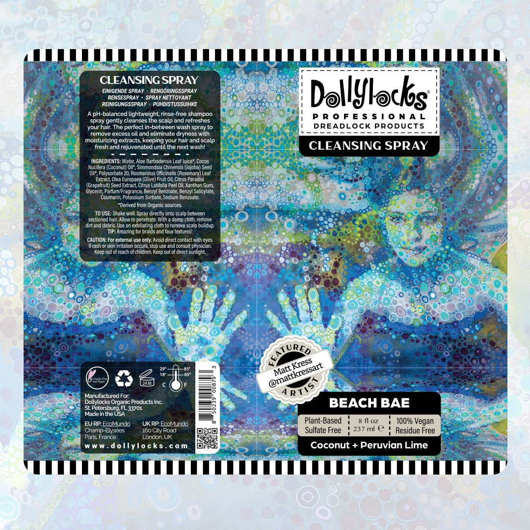 Dollylocks - Flüssiges Dreadlocks Reinigungsspray - (8oz/237ml)
