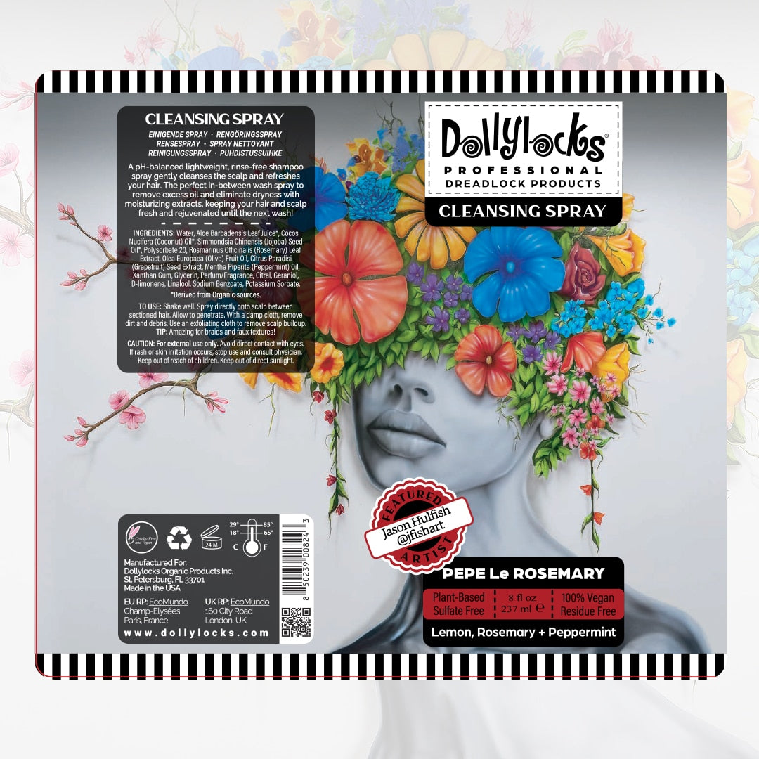 Dollylocks - Flüssiges Dreadlocks Reinigungsspray - (8oz/237ml)