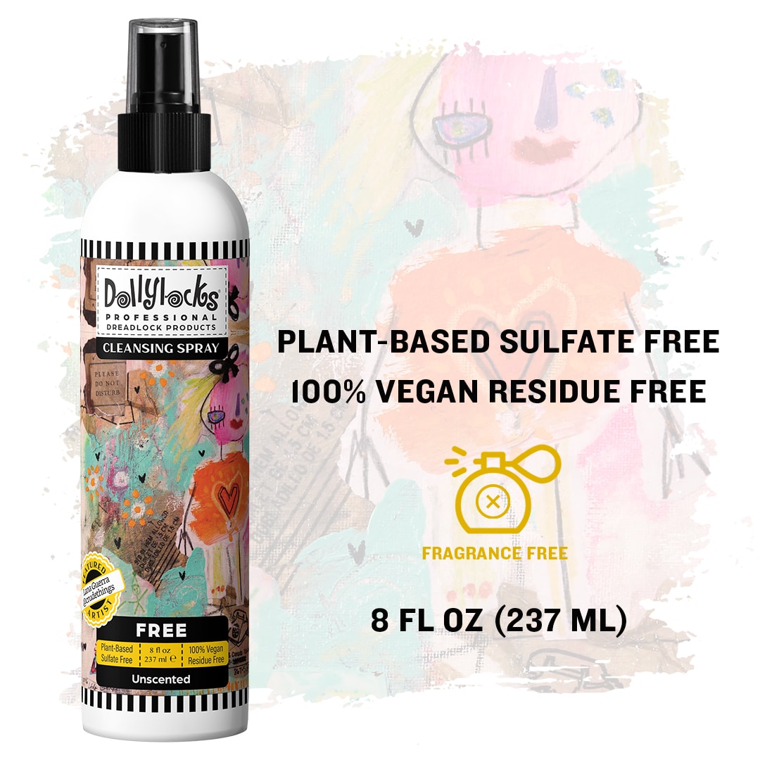 Dollylocks - Flüssiges Dreadlocks Reinigungsspray - (8oz/237ml)