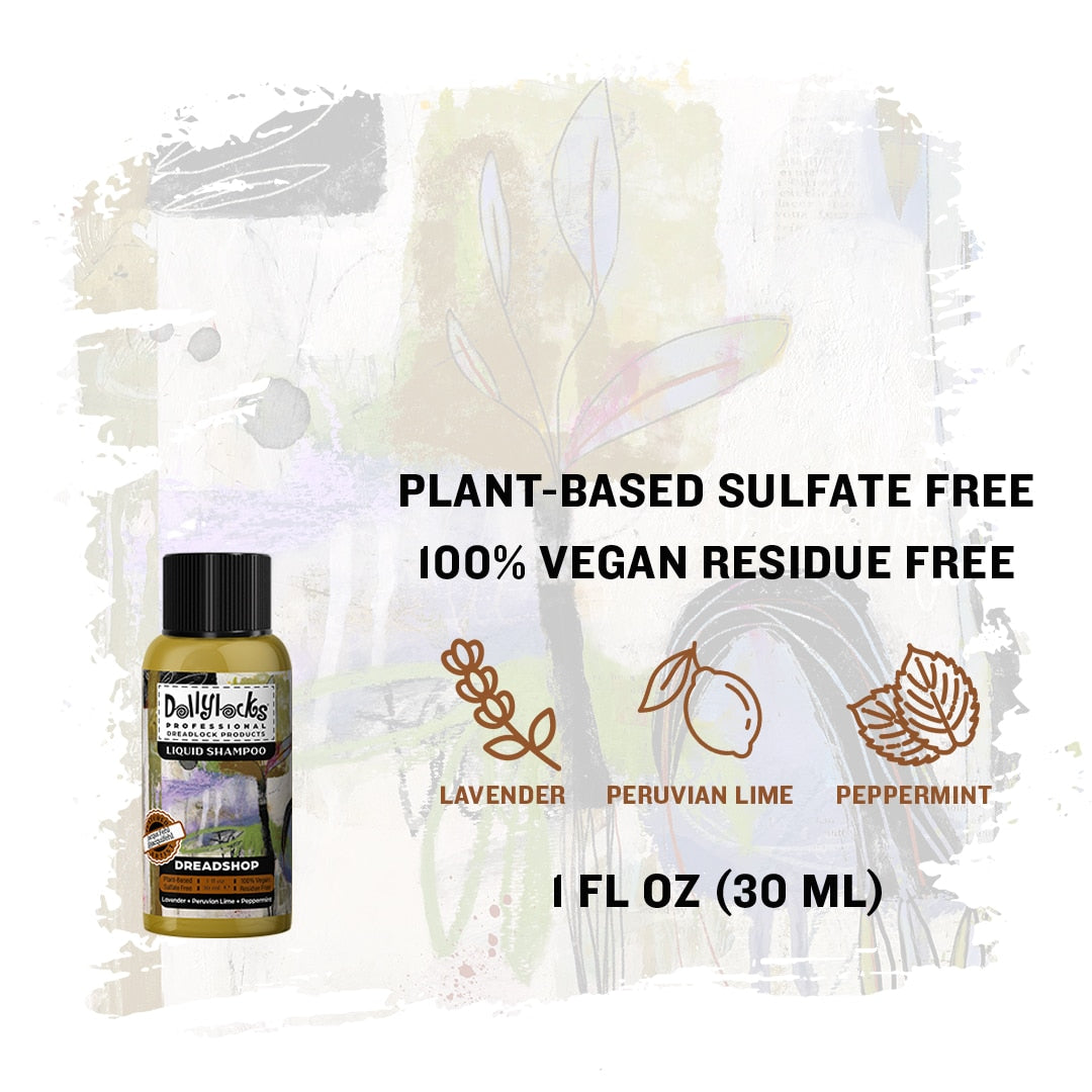 Dollylocks - Flüssiges Dreadlocks Shampoo Testgröße - (1oz/30ml)