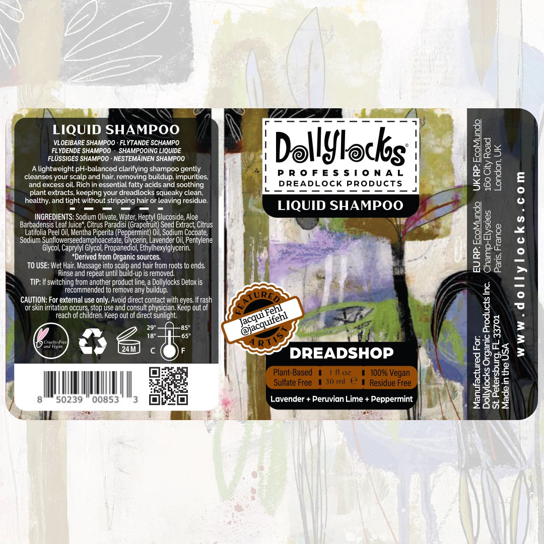 Dollylocks - Flüssiges Dreadlocks Shampoo Testgröße - (1oz/30ml)