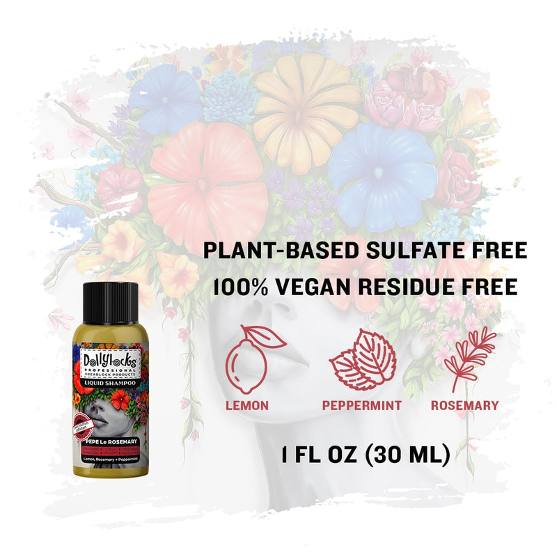 Dollylocks - Flüssiges Dreadlocks Shampoo Testgröße - (1oz/30ml)