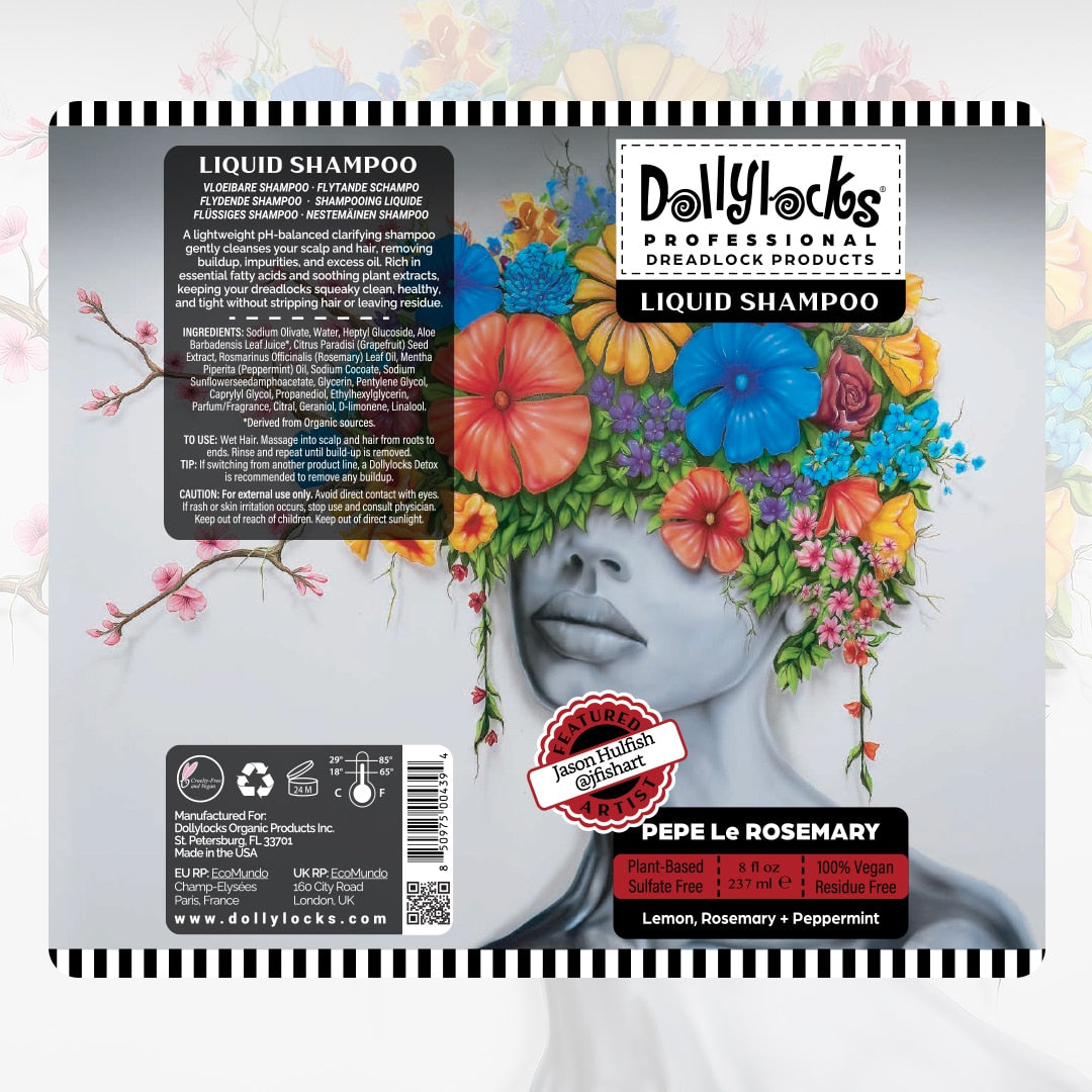 Dollylocks - Flüssiges Dreadlocks Shampoo Testgröße - (1oz/30ml)