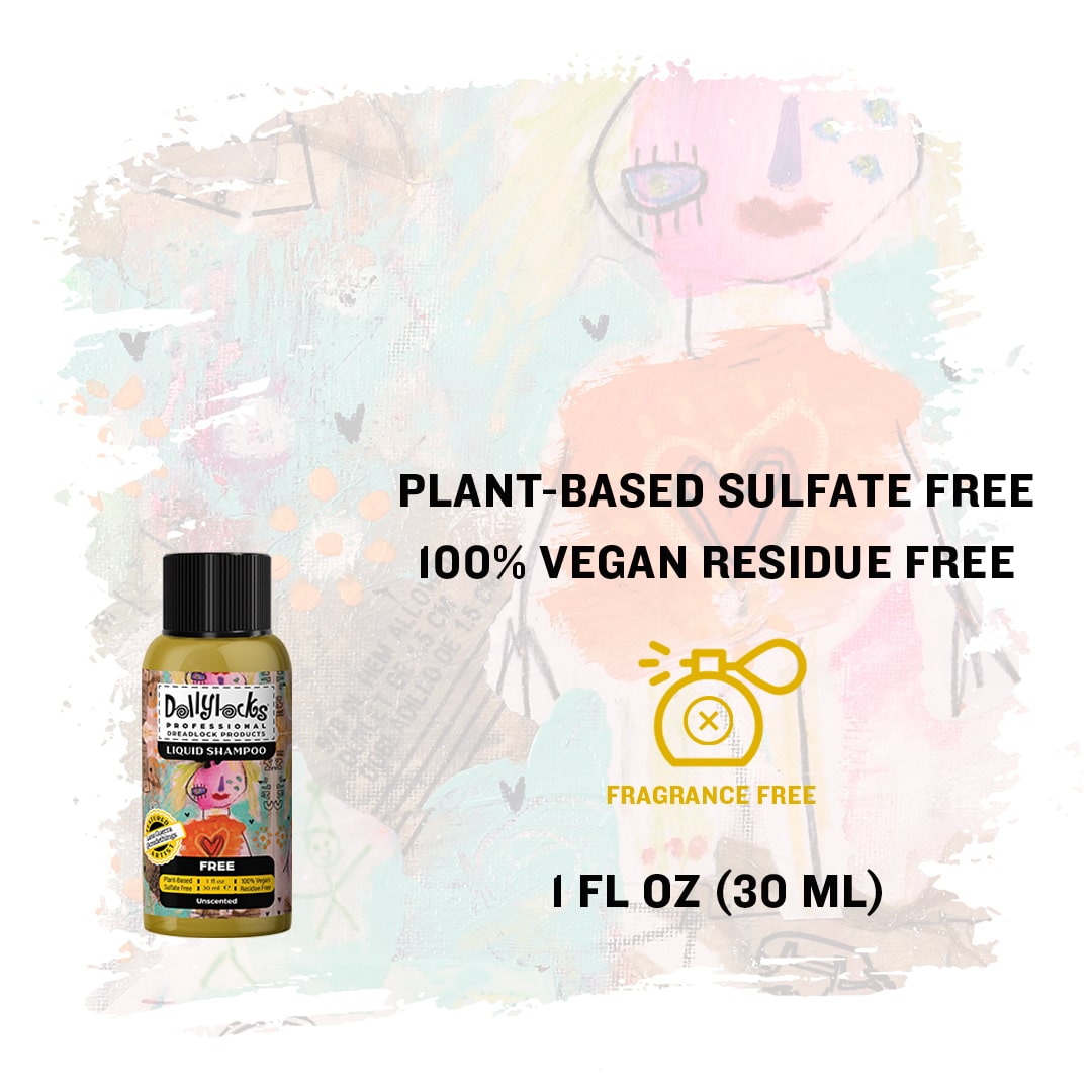 Dollylocks - Flüssiges Dreadlocks Shampoo Testgröße - (1oz/30ml)
