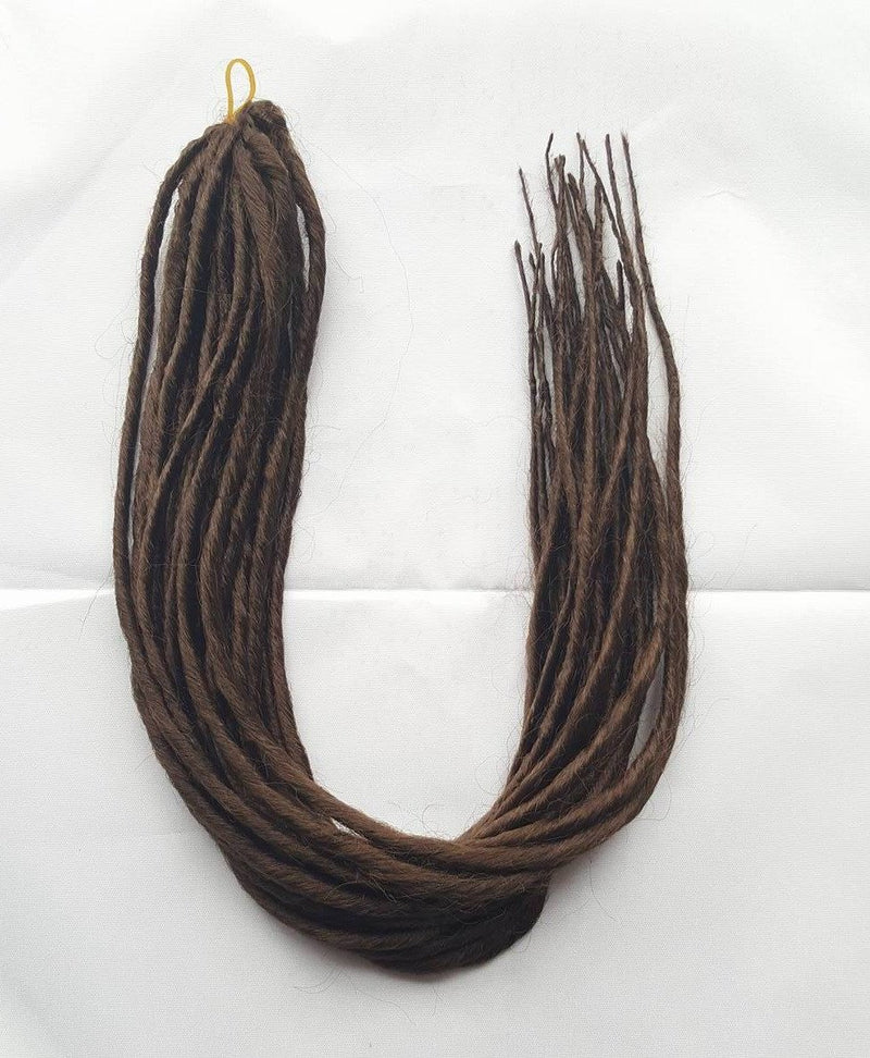 Elysee Star - #10 Lighter Brown Synthetische Dreadlocks (Doppelendend) (10 Pack)