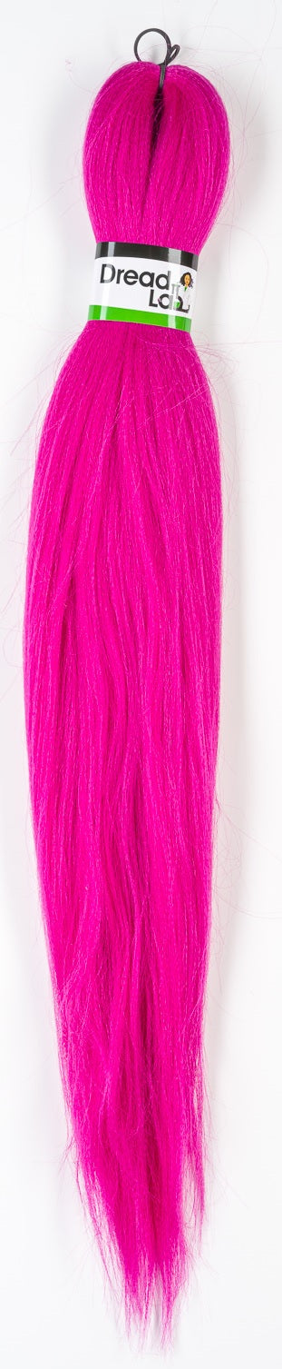 DreadLab - Vorgestrecktes Zopfhaar, einfarbig (26" / 65 cm)