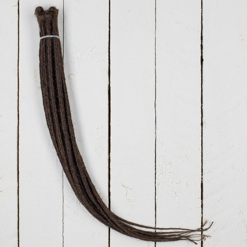 Dreadlab -Einfach-Endende Synthetische Dreadlocks (Halber Kopf-Kit) Gekämmte Extensions