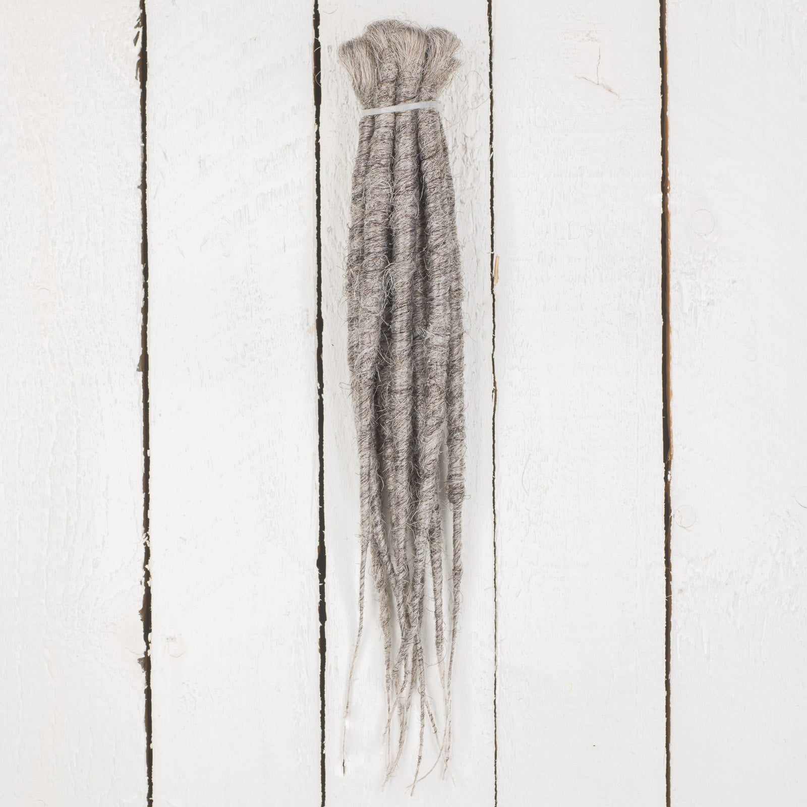 DreadLab - Kurze, Einfach-Endende synthetische Dreadlocks (Halber Kopf-Kit) Gekämmte Extensions