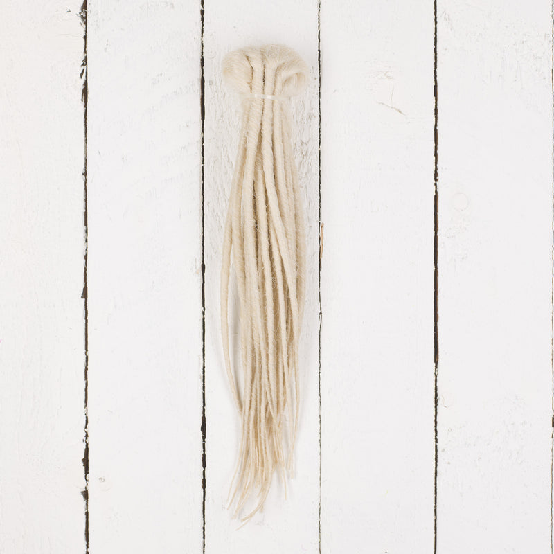 Dreadlab - Kurze Doppel-Endende Syntethische Dreadlocks (Halber Kopf-Kit) Gekämmte Extensions