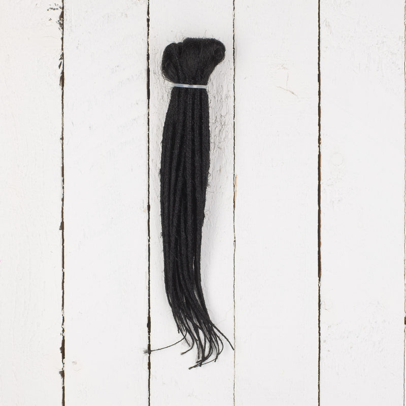 Dreadlab - Kurze Doppel-Endende Syntethische Dreadlocks (10 Pack) Gekämmte Extensions