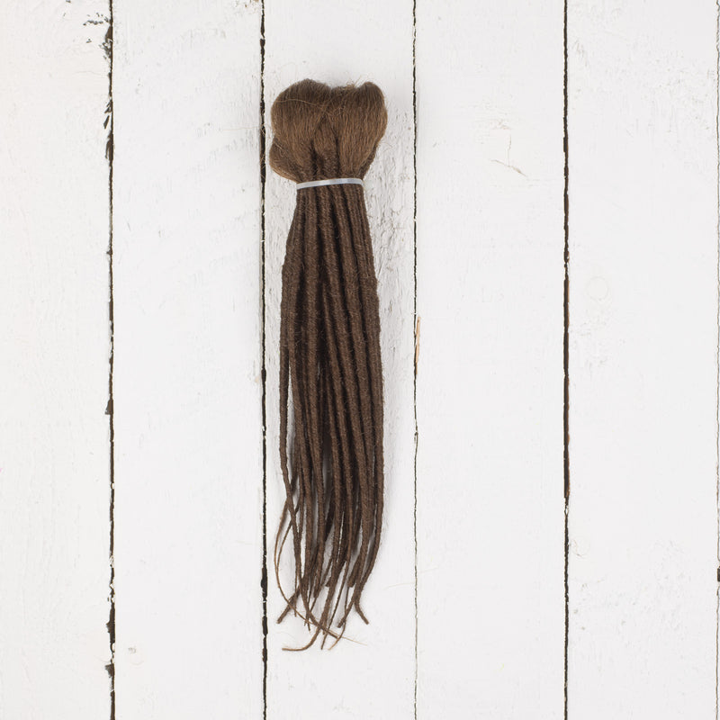 Dreadlab - Kurze Doppel-Endende Syntethische Dreadlocks (10 Pack) Gekämmte Extensions