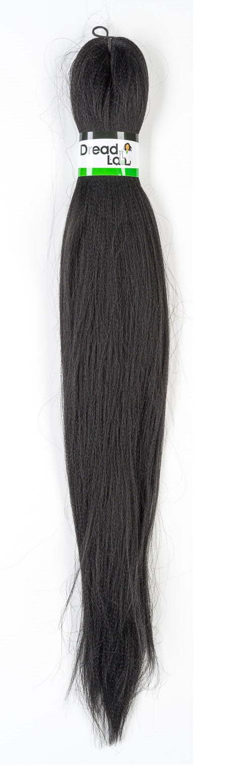 DreadLab - Vorgestrecktes Zopfhaar, einfarbig (26" / 65 cm)