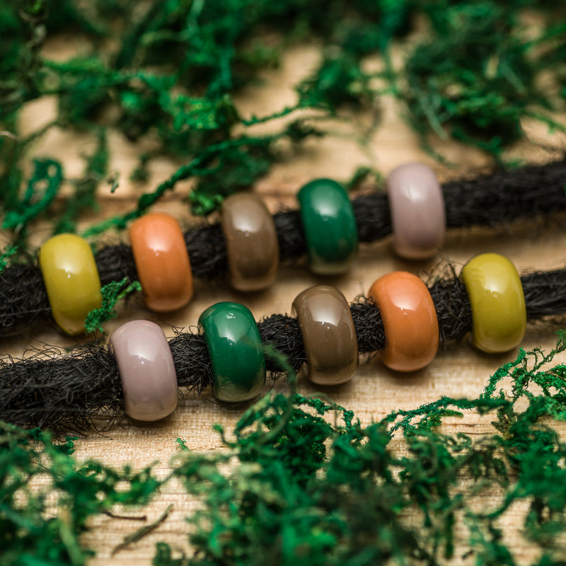 DreadLab - Acryl Runde Dread Perlen Gemischte Packung