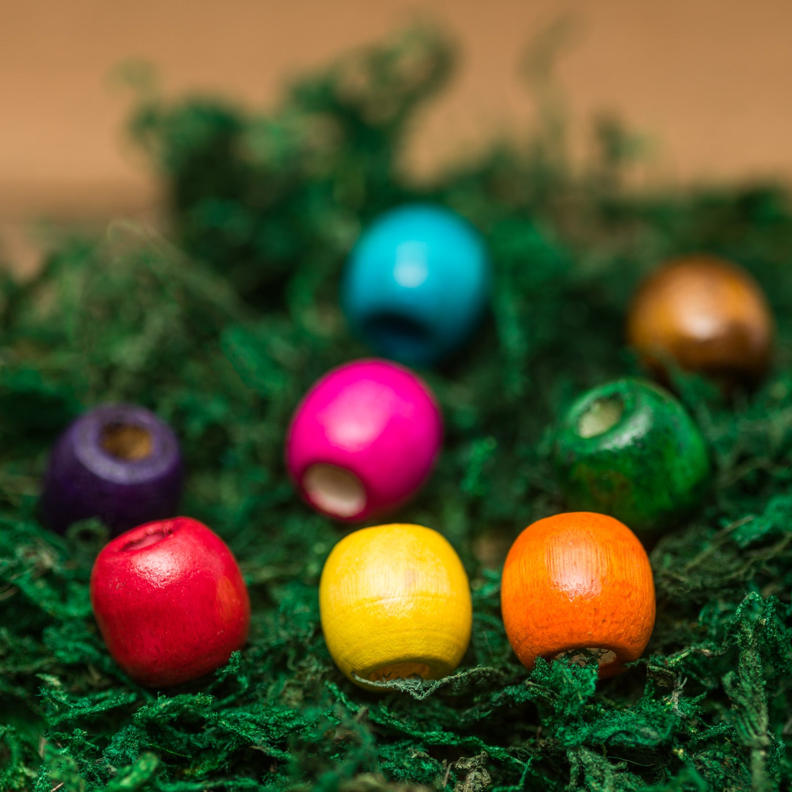 DreadLab - Holz Fass Dread Perlen Glatt Gemischte Packung