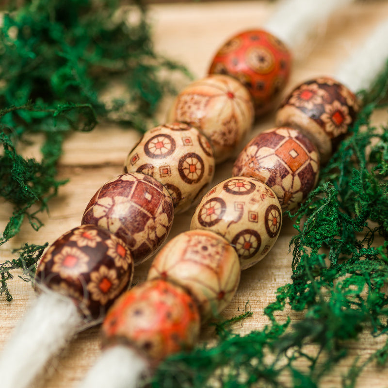 DreadLab - Holz Fass Dread Perlen Gemischte Packung