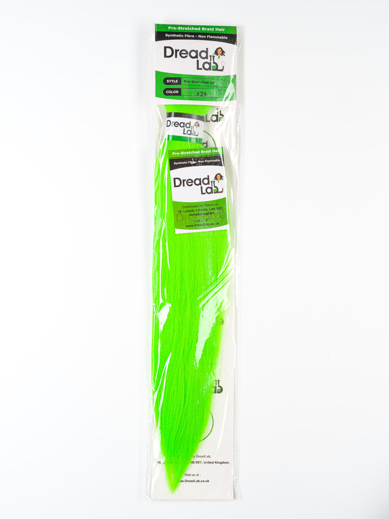 DreadLab - Vorgestrecktes Zopfhaar, einfarbig (26" / 65 cm)