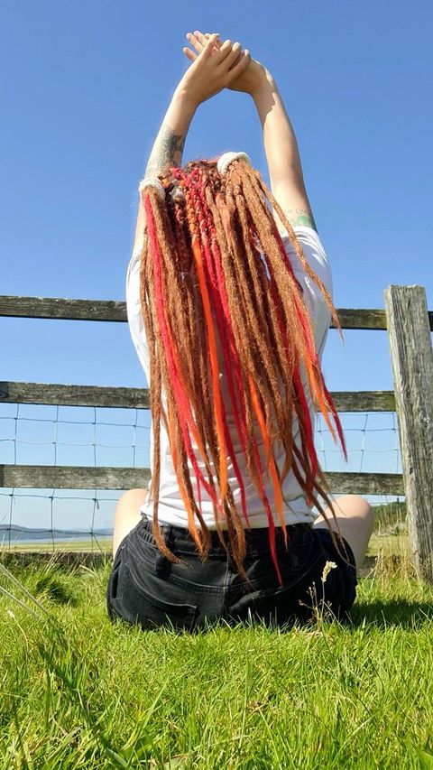Dreadlab -Einfach-Endende Synthetische Dreadlocks (Pack Of 10) Häkeln Extensions