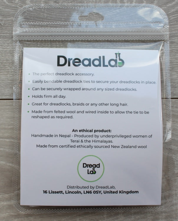 DreadLab - Biegbare Spiral Dread Binden (Gefilzte Merinowolle)