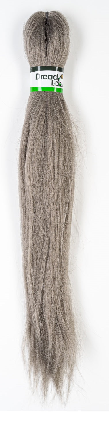 DreadLab - Vorgestrecktes Zopfhaar, einfarbig (26" / 65 cm)