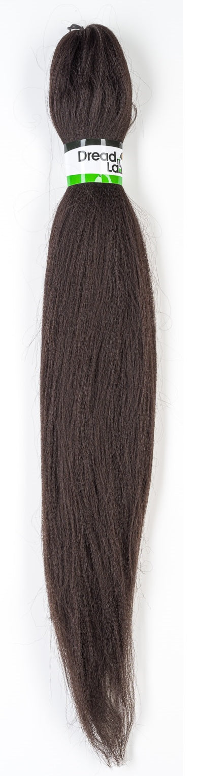 DreadLab - Vorgestrecktes Zopfhaar, einfarbig (26" / 65 cm)