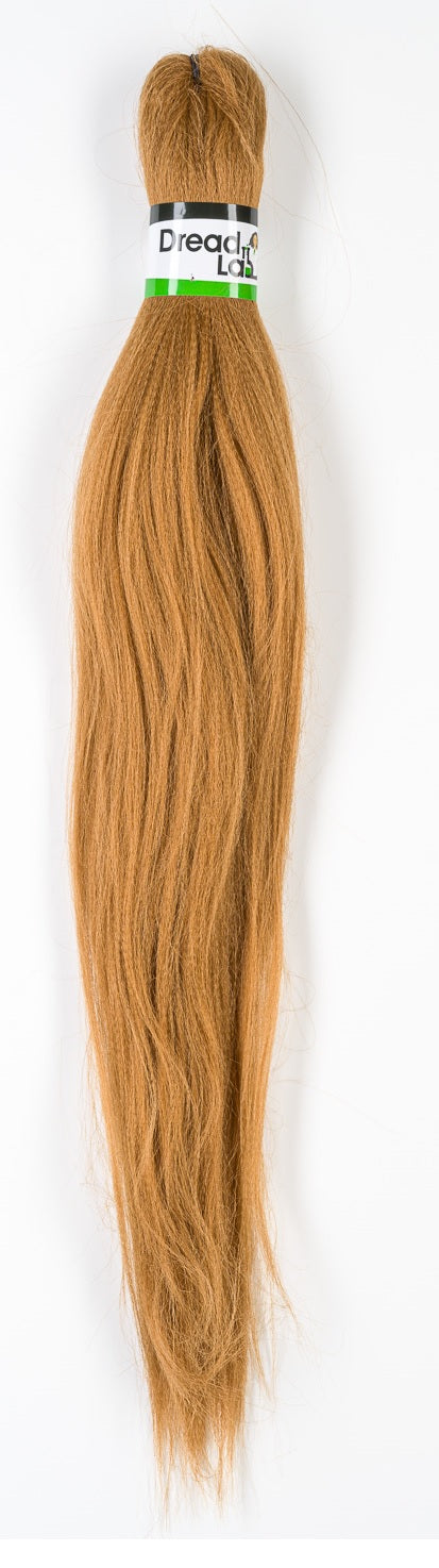 DreadLab - Vorgestrecktes Zopfhaar, einfarbig (26" / 65 cm)