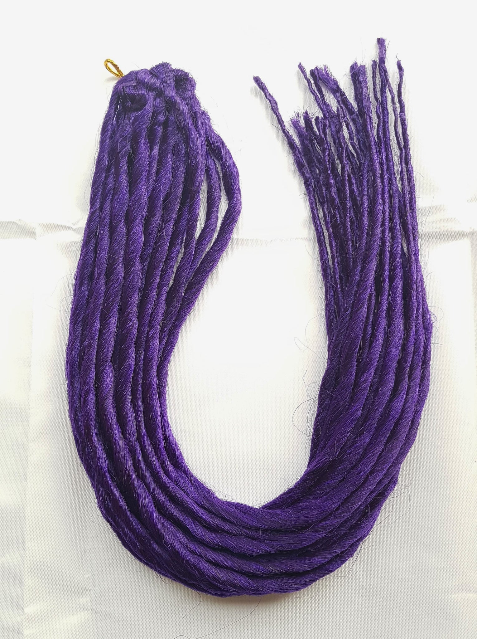 Elysee Star - #Dark Purple Synthetische Dreadlocks (Zweifach Endend) (10 Pack)