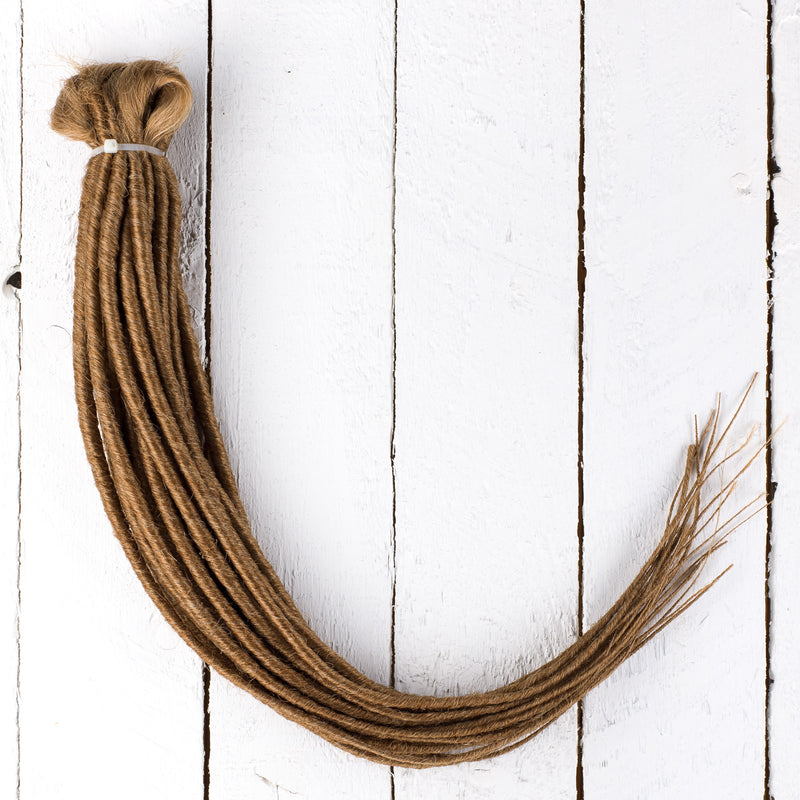 Dreadlab - Doppel-Endende Synthetische Dreadlocks (Komplettes Kopf-Kit) Gekämmte Extensions