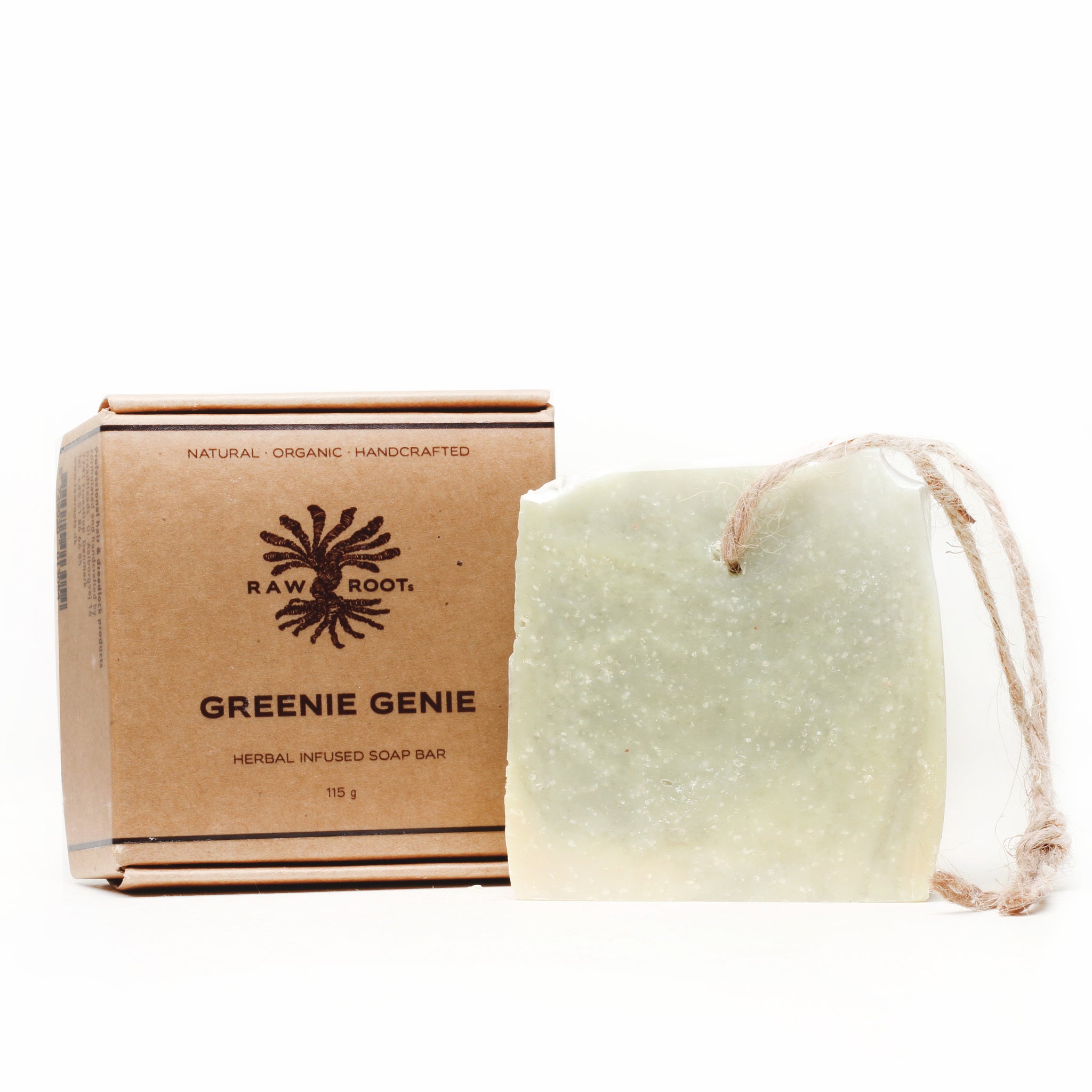 Raw Roots - Dreadlocks Seifenshampoo - Greenie Genie (120 g)