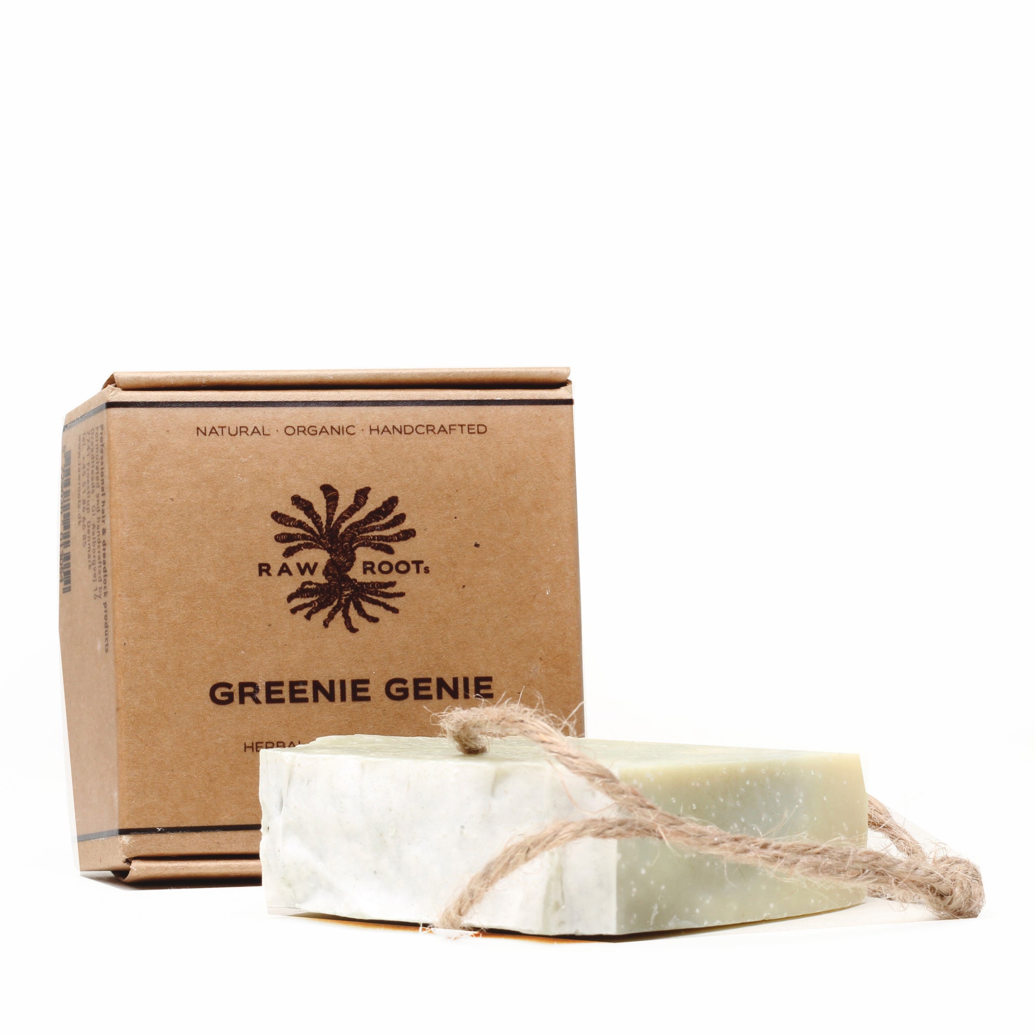 Raw Roots - Dreadlocks Seifenshampoo - Greenie Genie (120 g)