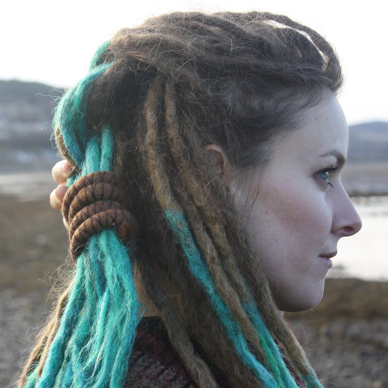 DreadLab - Biegbare Spiral Dread Binden (Gefilzte Merinowolle)
