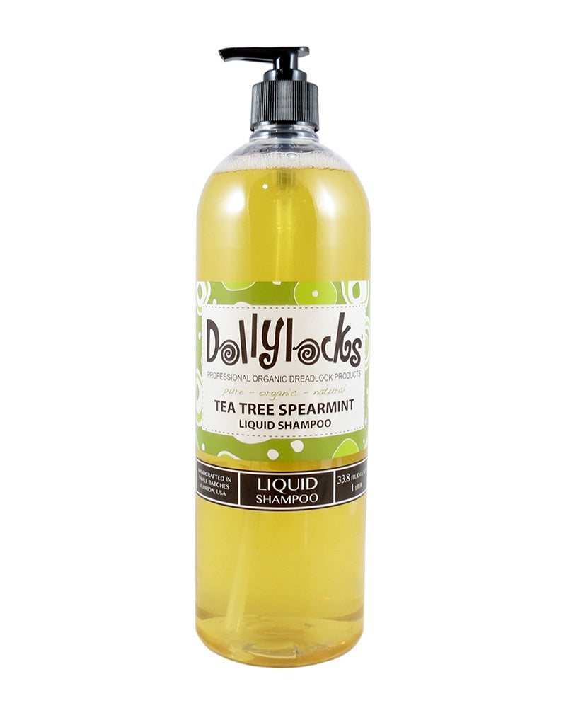Dollylocks - Flüssiges Dreadlocks Shampoo - Tea Tree Spearmint (33.8oz/1 Litre)
