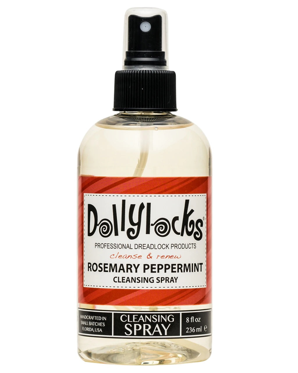 Dollylocks-Dreadlocks Reinigungsspray Rosmarin-Pfefferminze (8oz/236ml)