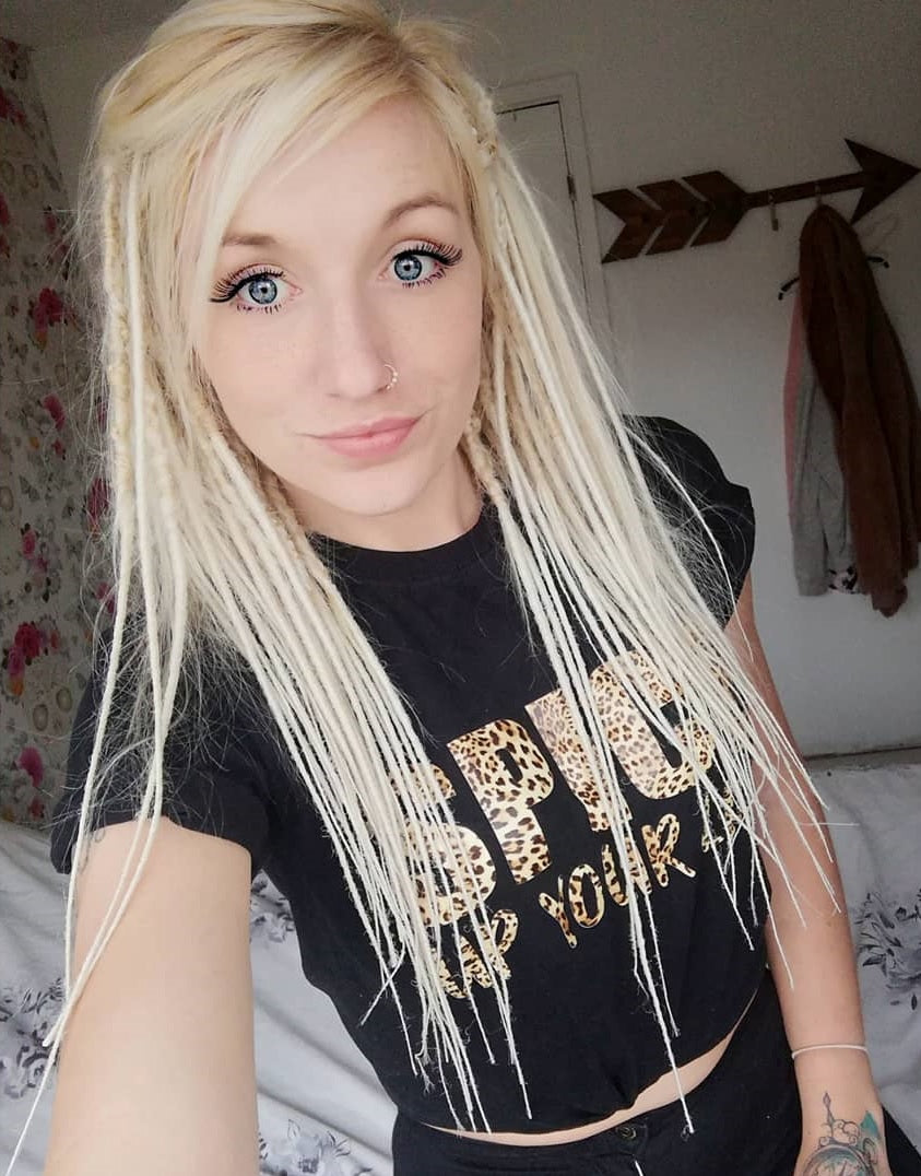 Dreadlab - Doppel-Endende Synthetische Dreadlocks (Komplettes Kopf-Kit) Gekämmte Extensions