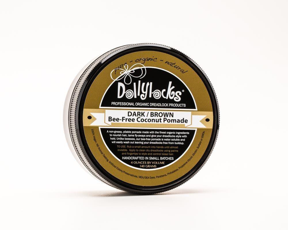 Dollylocks - Dreadlocks Pomade - 'Beeswax Alternative' (Dark/Brown - 4oz/118ml)