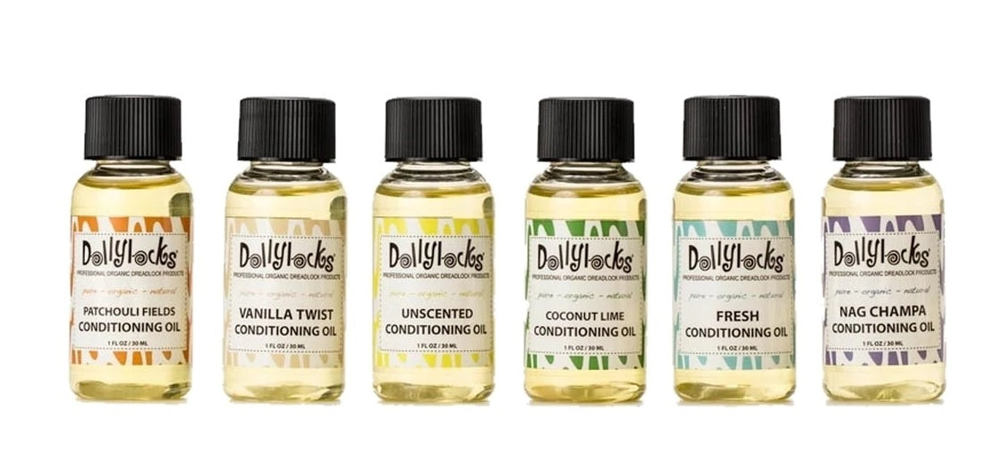 Dollylocks - Dreadlocks Conditioning-Öl, Reisegrößen-Set Mit Geschenkbox (6x 1oz)