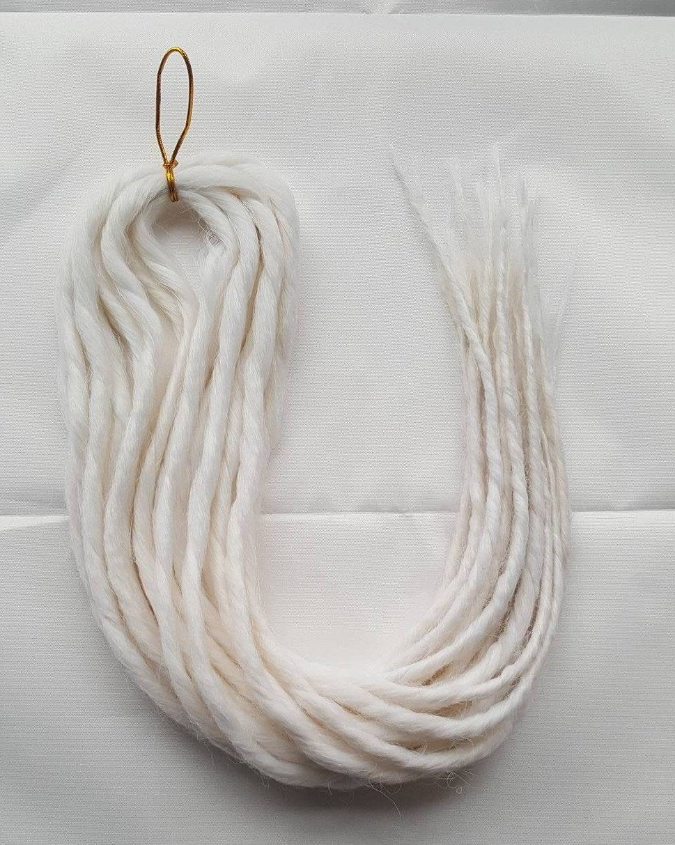 Elysee Star - #Snowwhite Synthetische Dreadlocks (Doppelendend) (10 Pack)