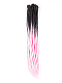 Dreadlab -Doppel-Endende Synthetische Dreadlocks (Pack Of 10) Ombre Häkeln Extensions