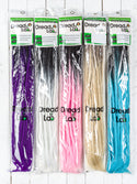 Dreadlab -Doppel-Endende Synthetische Dreadlocks (Pack Of 10) Ombre Häkeln Extensions pack