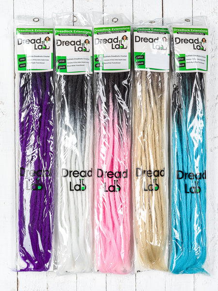 Dreadlab -Doppel-Endende Synthetische Dreadlocks (Pack Of 10) Ombre Häkeln Extensions