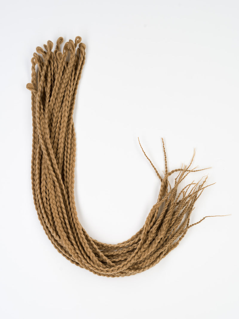 DreadLab - Box Braids Vorgeflochtene senegalesische Zöpfe mit einem Ende (24"/ 60cm)