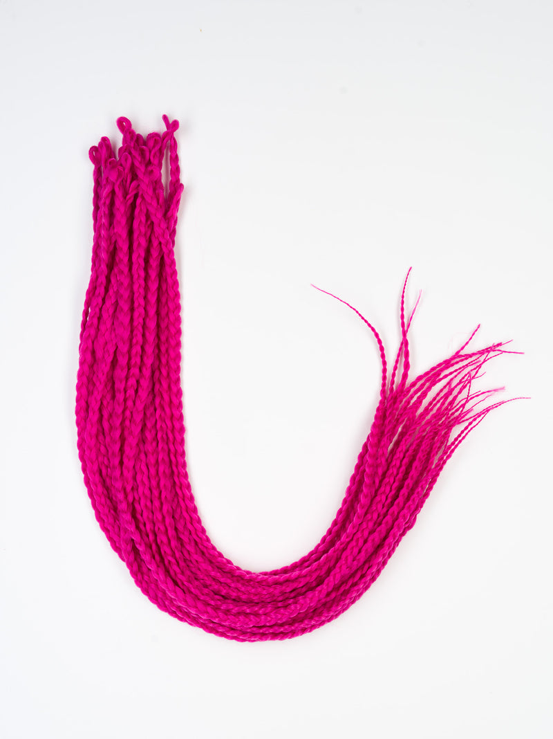 DreadLab - Box Braids Vorgeflochtene senegalesische Zöpfe mit einem Ende (24"/ 60cm)
