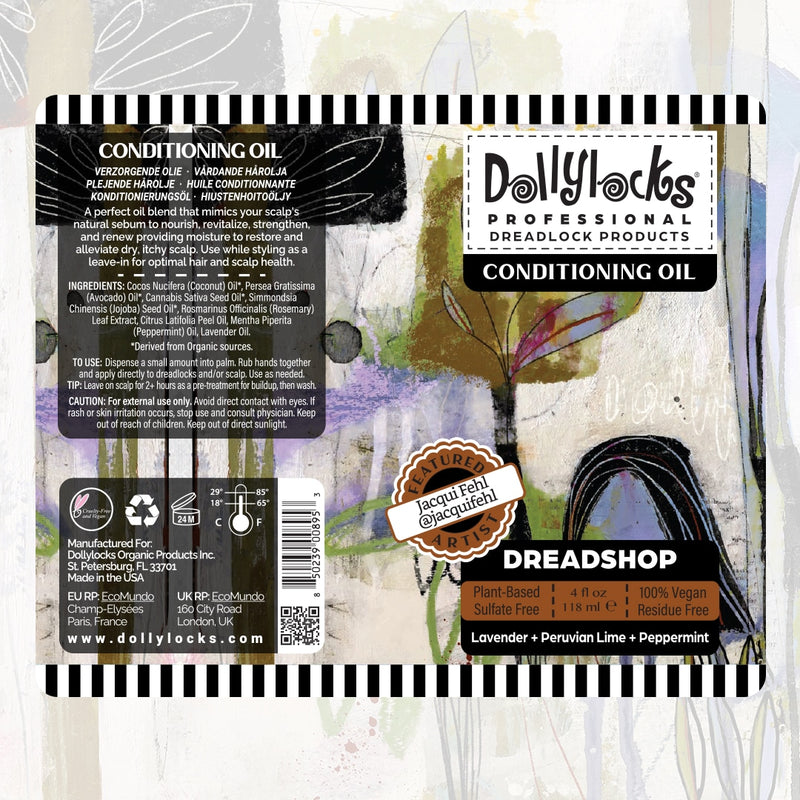 Dollylocks - Flüssiges Dreadlocks Conditioning Öl  - (4oz/118ml)